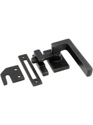 Solid Bronze L-Handle Casement Fastener - Left Hand